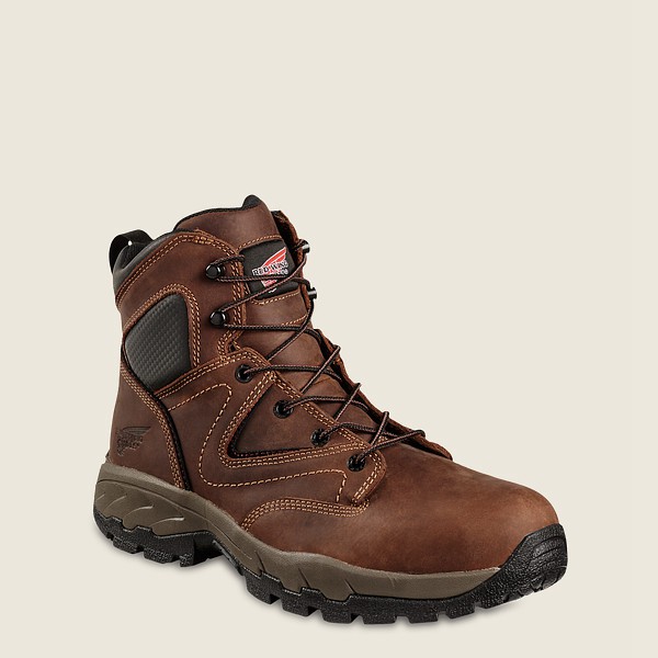 Vandrestøvler Herre - Red Wing Truhiker - 6-Inch Safety Toe - Brune/Sort - STOREP-402